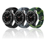 3 Correas De Silicona Para Samsung Galaxy Watch 5 Pro 4 6