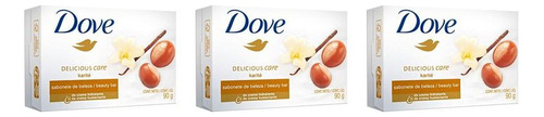 Jabon En Barra Dove Karite Hidratante 90g Dove Pack X3u