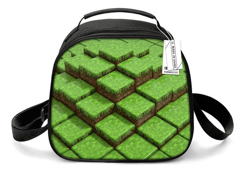 Niño Mochila Escuela Lonchera Termicas Minecraft Z