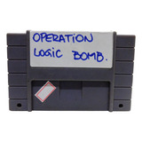 Fita Operation Logic Bomb Super Nintendo Snes Cartucho Jogo