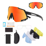 Gafas / Lentes Polarizados Deportivos Con Cristales Adicionales / Ciclismo - Running - Outdoor / Marca Dirn