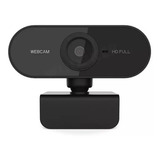 Webcam Hd 1080p Usb Pc Notebook Camera Live Computador Preto