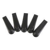 5pcs Tapones De Puertas Cuñas Bloque Tope Plástico Negro