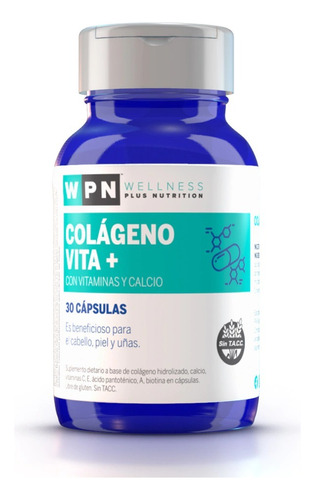Wpn Colágeno Vita + | 30 Cápsulas De Colágeno 