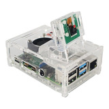 Carcasa Case Raspberry Pi 4 B Soporte Camara 5mp V1.3 Pi4