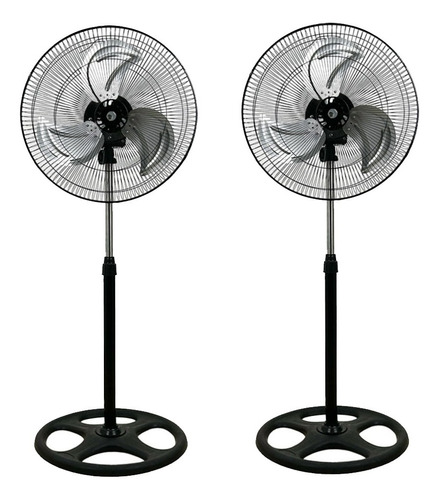 4 Piezas Ventilador Pedestal 3 Aspas 3 Velocidades Mayoreo