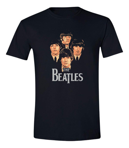 Playera Hombre Rock Beatles John Paul George Ringo 000605n