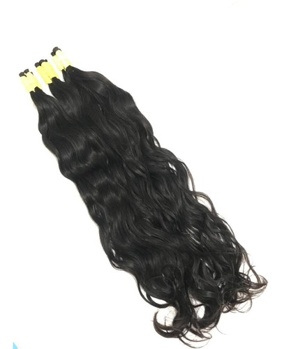 Cabelo Humano Liso Ondulado Virgem 60cm, 50gr Pontas Cheias