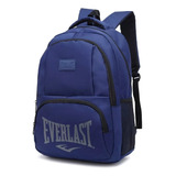 Mochila Everlast Urbana 16968 Color Azul 21968 Diseño Liso 16l