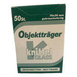Lâmina De Vidro Para Microscópio Knittel Glass 50 Unidades