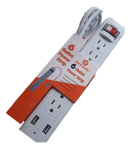 Multitoma Con Usb Protector De Sobretensiones