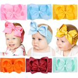 Diademas Bebe Elásticas De Nylon Para Bebés Y Niñas, 6color