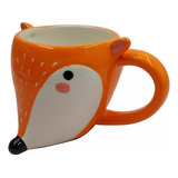 Taza Tazón Mug Cabeza Zorrito Cup Café Té Regalo