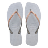 Chinelo Slim Square Glitter Quadrada Havaianas