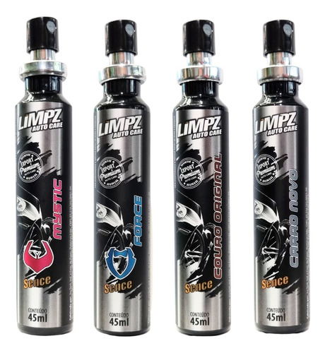 Aromatizante Automotivo Spray Limpz Auto Fragâncias Premium