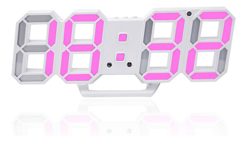Petilleur Reloj Despertador Digital 3d, Reloj Led De Pared C