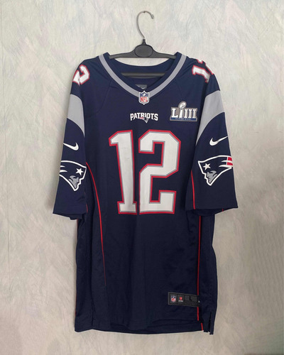 Jersey Oficial New England Patriots Super Bowl Lii Tom Brady