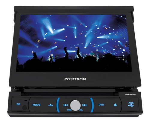 Dvd Player  Positron Sp6330bt 1 Din 7  Retrátil Bluetooth