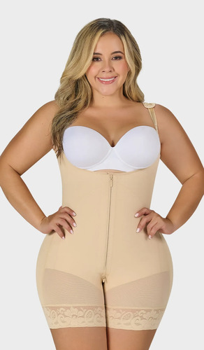 F-0768 - Faja Corta Moldeadora Con Cierre Frontal M&d | Envío gratis