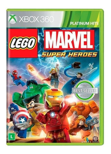 Jogo Lego Marvel Super Heroes - Xbox 360 - Mídia Física