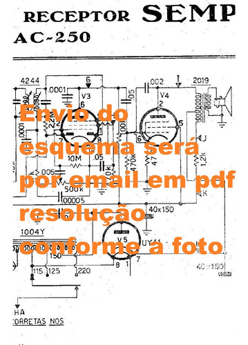 Esquema Eletrico E Cordinha Semp Ac250 Ac 250 Em Pdf Via Ema