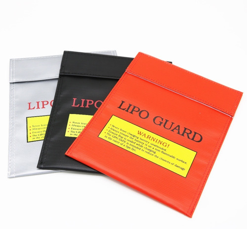 Lipo Safe Bag Bolsa Ignifuga 23x30cm Baterias Litio Rc Fpv 