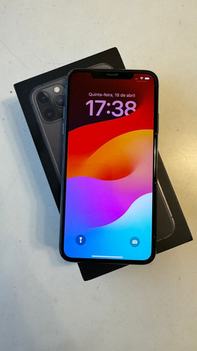 iPhone 11 Pro Max 256 Gb Space Gray Na Caixa + Nfe + Brindes