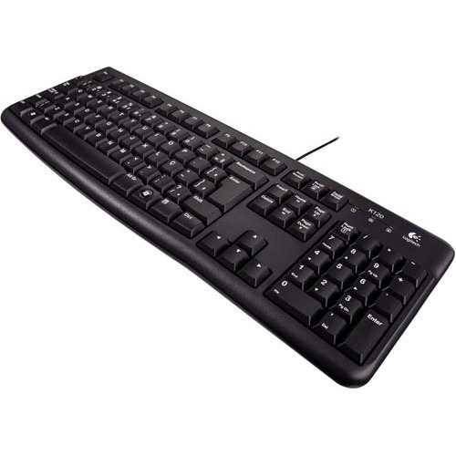 Teclado Com Fio K120 Preto Usb Abnt2 - Logitech