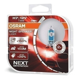 Bombillos Osram H7 X2 Night Breaker Laser Next 150%