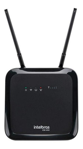 Interface Intelbras Celular 4g Wifi - Icw 4002 Bivolt Preto