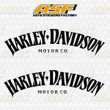 Sticker Calcomania Vinil Logo Harley Davidson Os