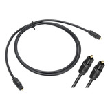 Cable Audio Digital Optico Fibra Toslink 1,5mt Cable Optico 