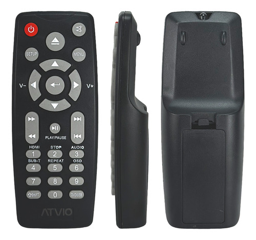 Control Remoto Atvio Dvd Atdv-103 + Funda Y Pila De Regalo