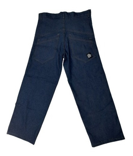 Pantalon Old School Ancho Corte Recto Jeans The Dark King 6