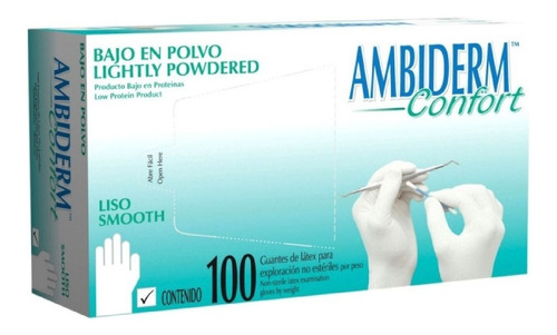 Guantes Confort Ambiderm 100 Pz