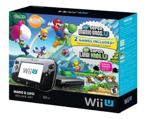 Nintendo Wii U Deluxe  Con Juego De 