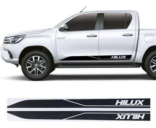 Calco Vinilo Toyota Hilux Franja Lateral