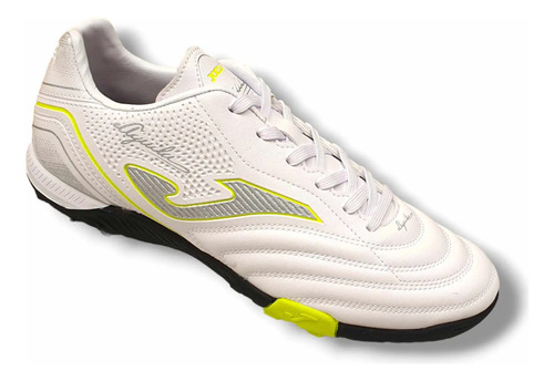 Tenis Futbol Rapido Fut7 Joma Blanco Neón Aguila Cosidos