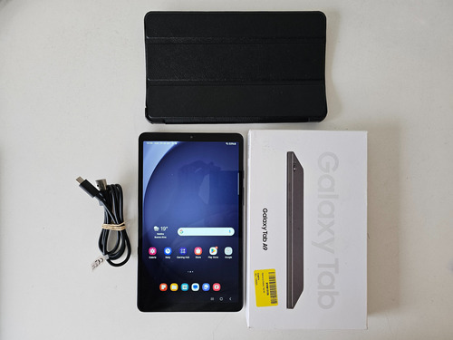 Samsung Galaxy Tab A9 64gb 4gb Ram + Cable Usb, Caja Y Funda