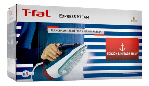 Plancha T-fal Express Steam Edicion Limitada Navy