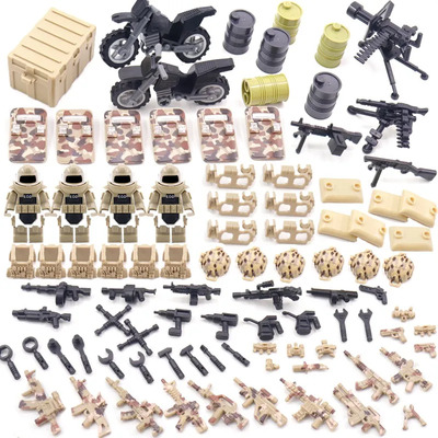 Set De Accesorios Militares Para Minifiguras De Soldado, Blo | MercadoLibre