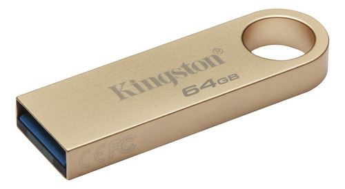 Kingston Usb Datatraveler Se9 G3 64 Gb Usb A 3.2 Gen1 220 Mb/s Cor Gold Smooth