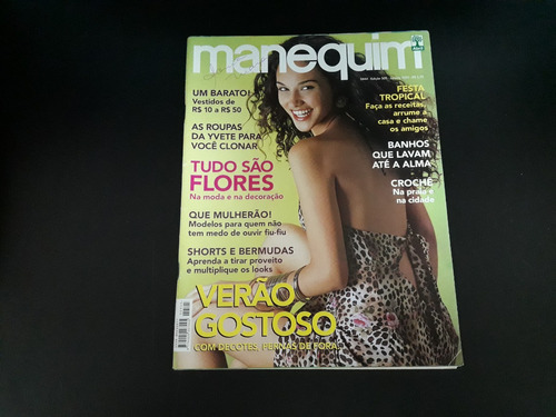 Manequim Nº 505 - Janeiro 2002 - C/moldes - Debora Santos