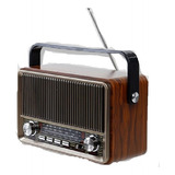 Bocina Bluetooth Radio Recargable Portatil Vintage Retro