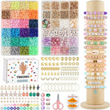 Kit De Pulseras Arcillo Coloridas De 5500 Piezas Para Bisute