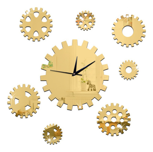 Reloj De Pared Decorativo Moderno 3d Pegado, Combinación Lib