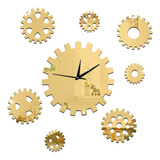Reloj De Pared Decorativo Moderno 3d Pegado, Combinación Lib