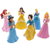 Princesas Disney Set X 6 Muñecas Aurora Bella Jazmín Cenici