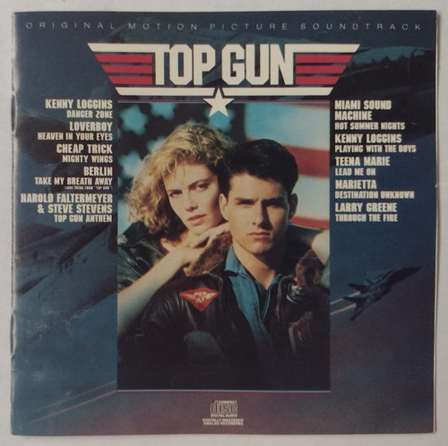  Soundtrack - Top Gun - 1º Edicion Denon Press Usa - Año1986