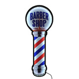 Placa Led Painel Luminoso Barber Shop Vintage Barbearia